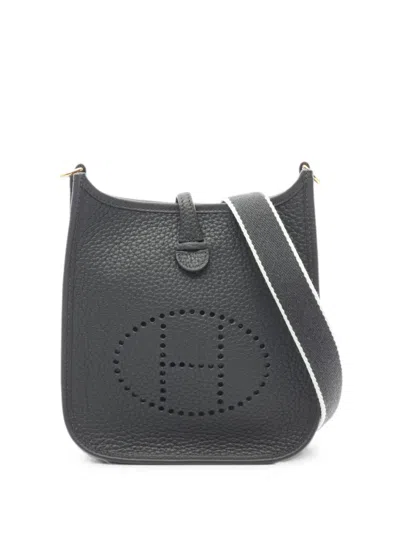 Pre-owned Hermes Evelyne Tpm Shoulder Bag In Green