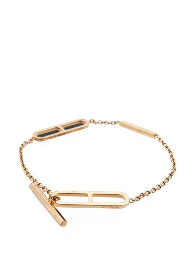 Pre-owned Hermes Ever Chaine D'ancre Bracelet In Pink