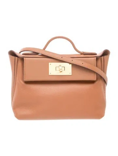 Pre-owned Hermes Evercolor & Swift 24/24 21 In Brown