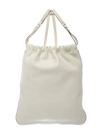 Pre-owned Hermes Evercolor Bridado Backpack In Neutral