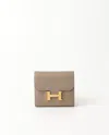 Hermes Hermès Evercolor Compact Constance Wallet