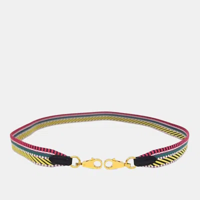 Pre-owned Hermes Hermès Fabric Strap (a) In Multi