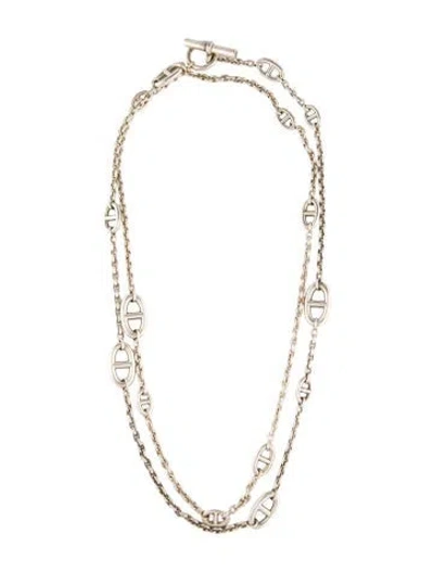 Pre-owned Hermes Farandole 120 Long Necklace, 47" In Multi
