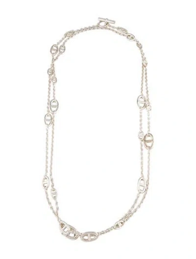 Pre-owned Hermes Farandole 160 Long Necklace, 62.5" In Multi