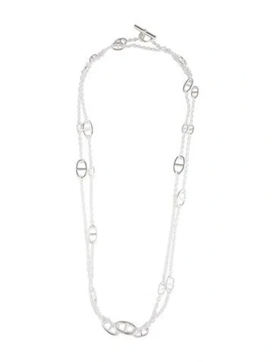 Pre-owned Hermes Farandole 160 Long Station Necklace, 63", 63" In Multicolor