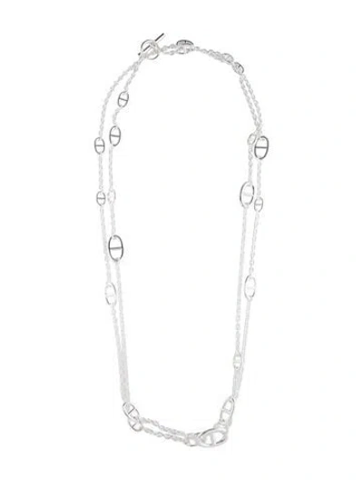 Pre-owned Hermes Farandole 160 Long Station Necklace, 63", 63" In Multicolor