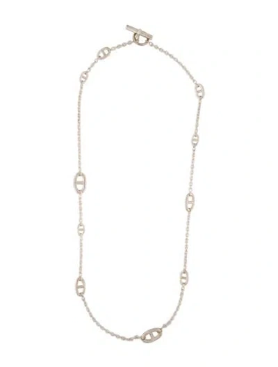 Pre-owned Hermes Farandole 80 Long Necklace, 31" In Multicolor