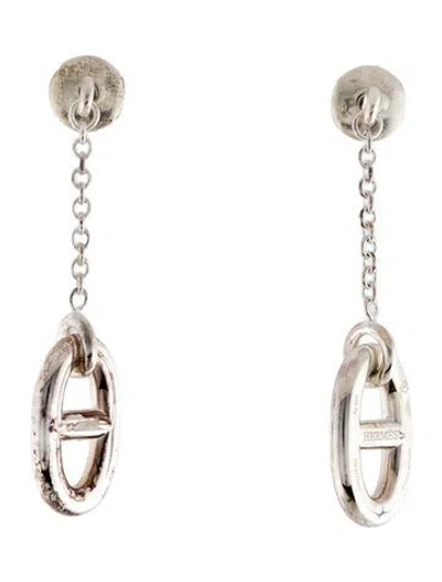 Pre-owned Hermes Farandole Drop Earrings In Multi