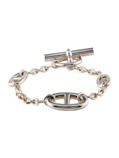 Pre-owned Hermes Farandole Link Bracelet, 6" In Multi