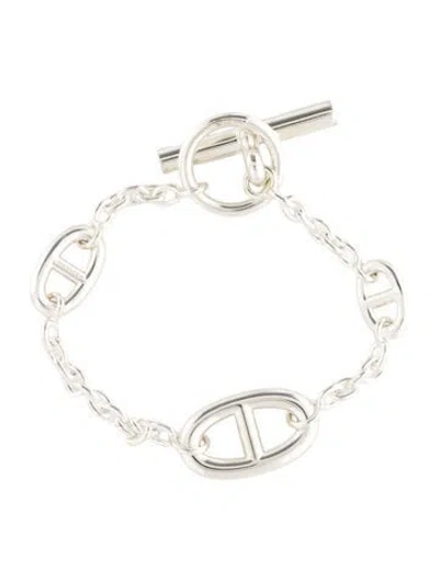 Pre-owned Hermes Farandole Link Bracelet, 6" In Multi