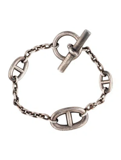Pre-owned Hermes Farandole Link Station Bracelet, 6", 6" In Multi