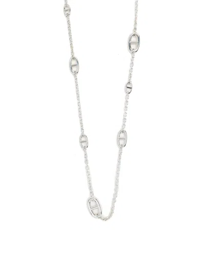 Pre-owned Hermes Hermès Farandole Long Necklace, 80cm In Silver