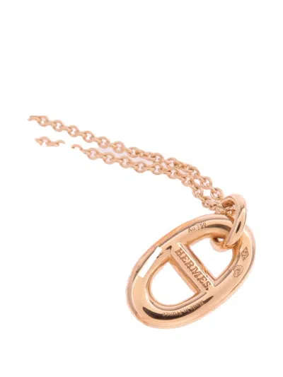 Pre-owned Hermes Farandole Necklace In Pink