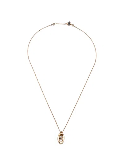Pre-owned Hermes Farandole Necklace In Pink