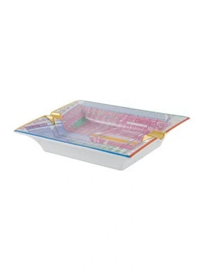 Pre-owned Hermes Faubourg City Ashtray In Multi
