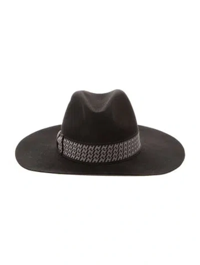 Pre-owned Hermes Faubourg Velvet Hat In Black