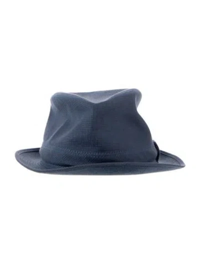 Pre-owned Hermes Fedora In Blue