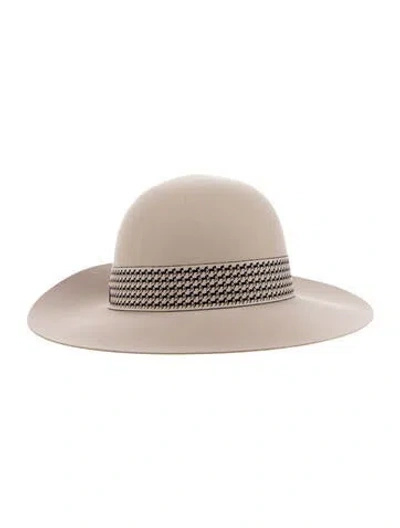 Pre-owned Hermes Felt Betty Hat In Neutral