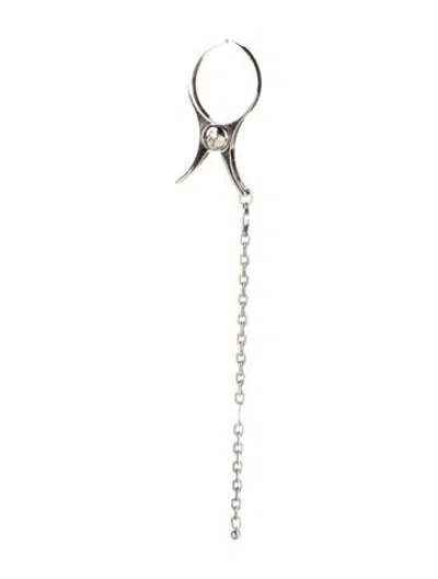 Pre-owned Hermes Filou Glove Clip In Silver