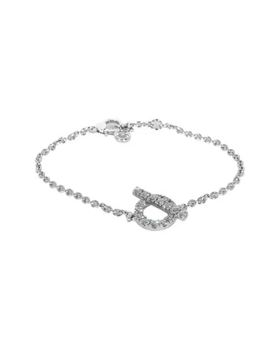 Pre-owned Hermes Hermès Finesse 18k 1.10 Ct. Tw. Diamond Bracelet (authentic Pre-loved)