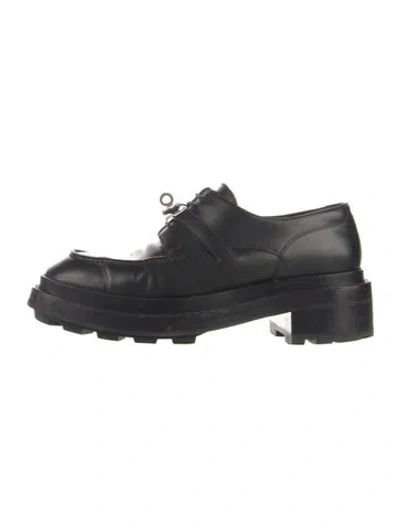 Pre-owned Hermes First Derby Sneakers In Black