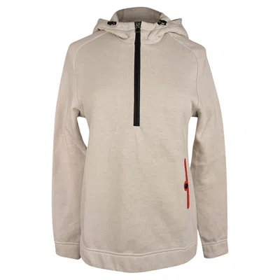 Pre-owned Hermes Fit Sweatshirt Hoodie Gris Carriere Xs In Sand