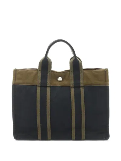 Pre-owned Hermes Fool Toe Pm Tote Bag In Blue