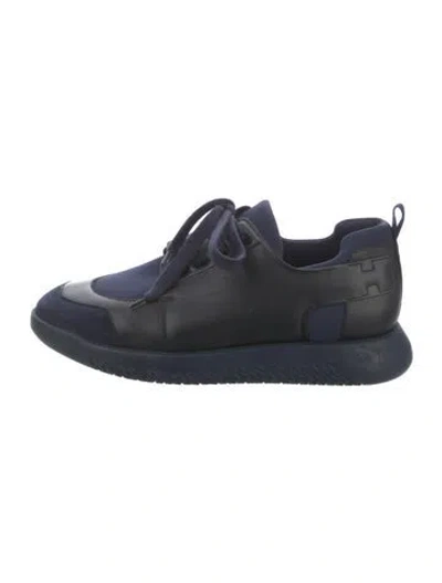 Pre-owned Hermes Formatori Sneakers In Black