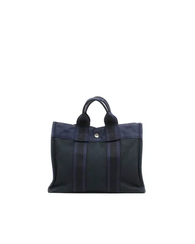Hermes Hermès Fourre Tout Tote Bag In Blue