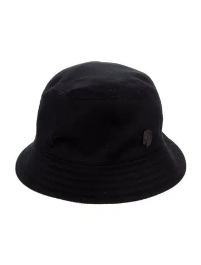Pre-owned Hermes Fred Clou Carrousel Bucket Hat In Black