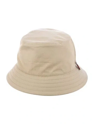 Pre-owned Hermes Fred Zip Bucket Hat In Neutral