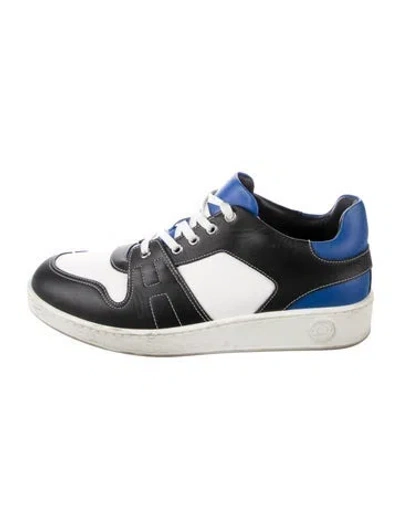 Pre-owned Hermes Free Sneakers In Black