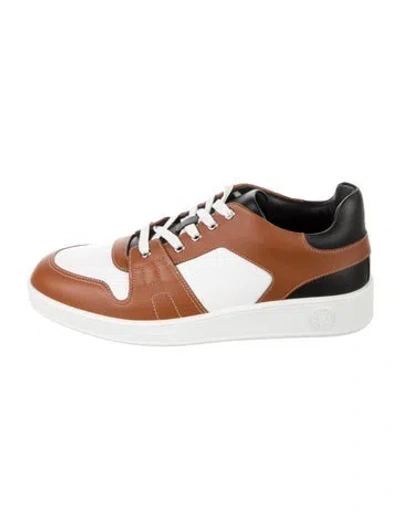Pre-owned Hermes Free Sneakers In Brown
