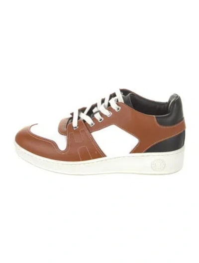Pre-owned Hermes Free Sneakers In White