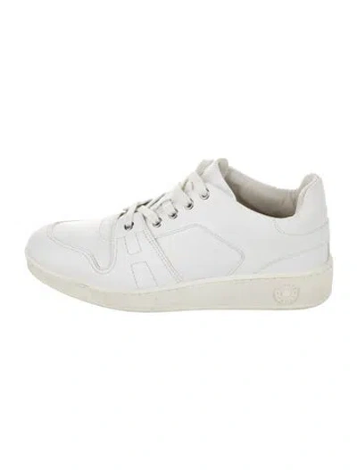 Pre-owned Hermes Free Sneakers In White