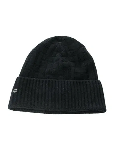 Pre-owned Hermes Frequence Beanie In Black