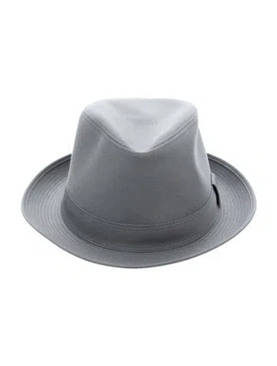 Pre-owned Hermes Funky Fedora In Grey