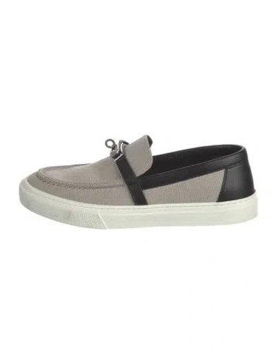 Pre-owned Hermes Game Loafer Sneakers In Neutrals