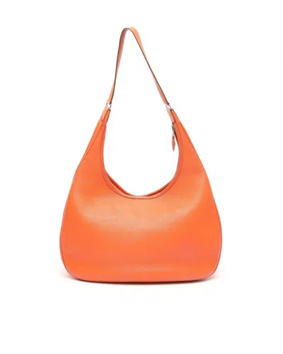Pre-owned Hermes Hermès Gao Hobo Bag In Orange
