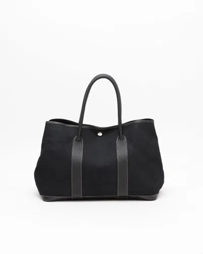 Pre-owned Hermes Hermès Garden Party 36 Bag In Black