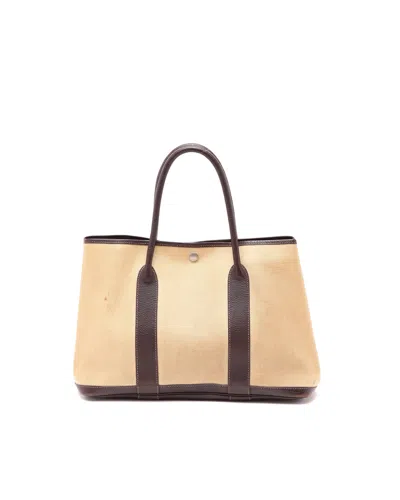 Hermes Hermès Garden Party 36 Bag In Beige