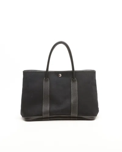 Pre-owned Hermes Hermès Garden Party 36 Tote Bag In Black