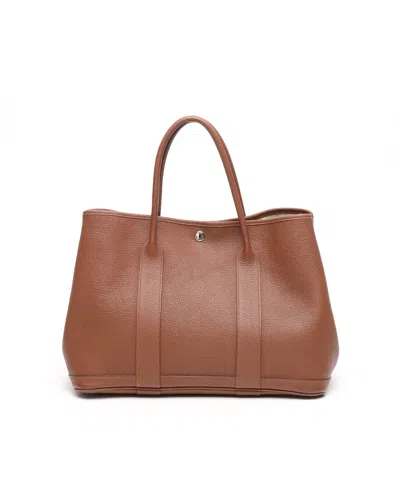 Pre-owned Hermes Hermès Garden Party Negonda 36 Pm Bag In Brown