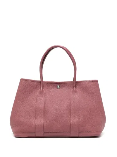 Pre-owned Hermes Garden Party Tote Bag In 粉色