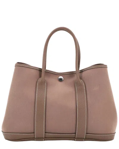 Hermes Hermès Garden Party Tote Toile And 30 (authentic Pre-loved)