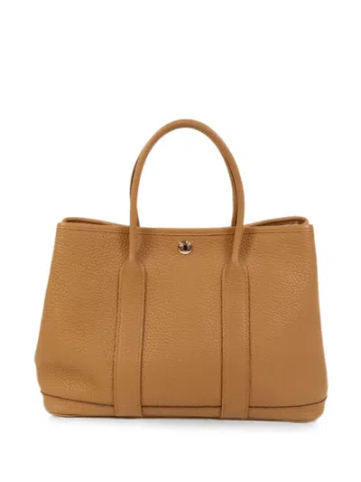 Pre-owned Hermes Garden Party Tpm Tote Bag In Neutral
