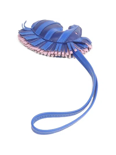 Pre-owned Hermes Geegee Savannah Bag Charm In Blue