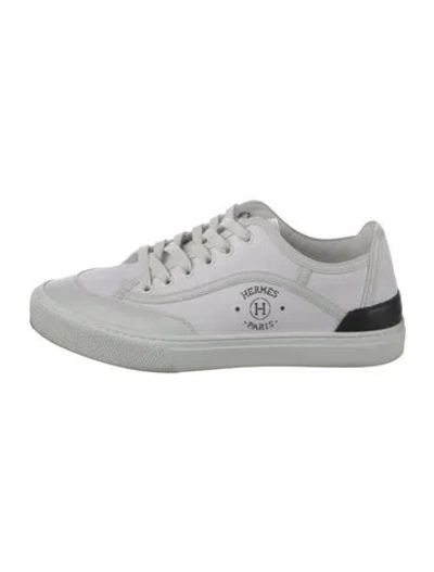 Pre-owned Hermes Get Sneakers In White