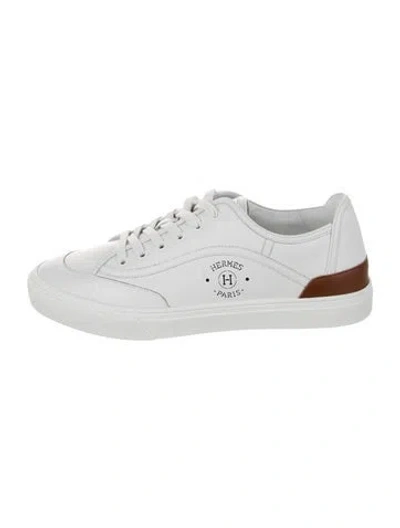 Pre-owned Hermes Get Sneakers In White