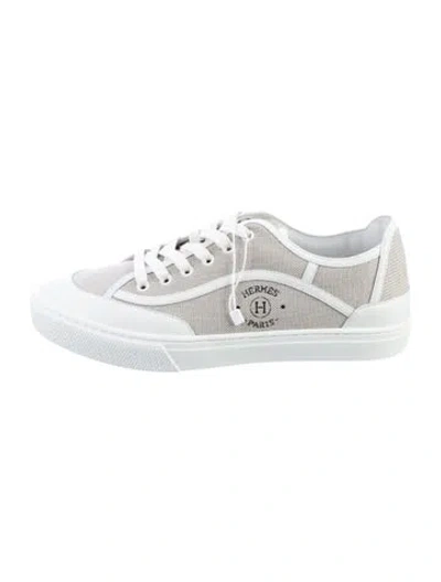 Pre-owned Hermes Get Sneakers In White